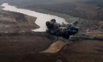 Руските сили уништиле своја брана во близина на границата со Украина