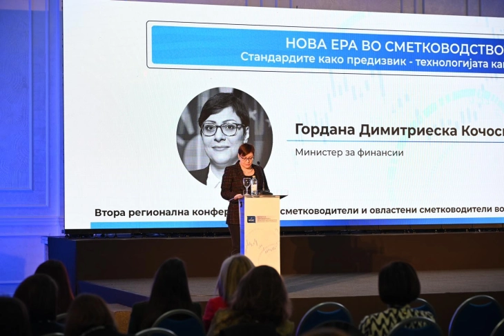 Dimitrieska- Koçoska në Konferencën rajonale të kontabilistëve: Kontabilitet me zbatim të standardeve ndërkombëtare për konkurrencë më të madhe të kompanive dhe zhvillim të ekonomisë