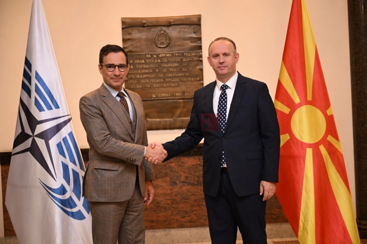 Takim i Gashit me kryetarin e Asamblesë Parlamentare të NATO-s, Perestrelo