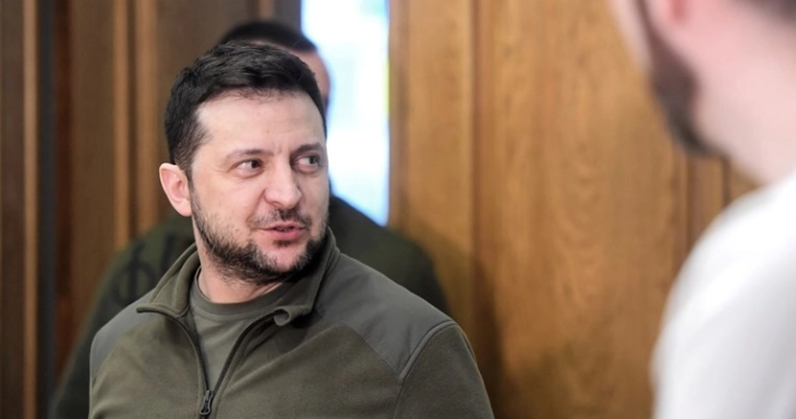 Shefat e Shtatmadhorive të Francës dhe Britanisë u takuan me Zelenskin në Kiev