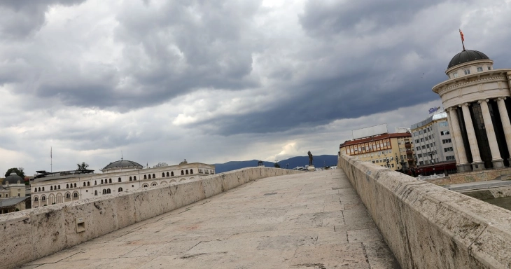 Weather: Chilly with clouds, rain, snow in places, high 13°C