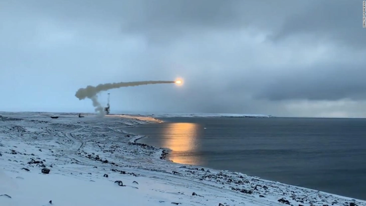 Russia conducts maritime military drills in the Arctic