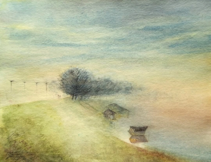 Jana Andreevska's 'Mapping Serenity' show of watercolors to open in Skopje