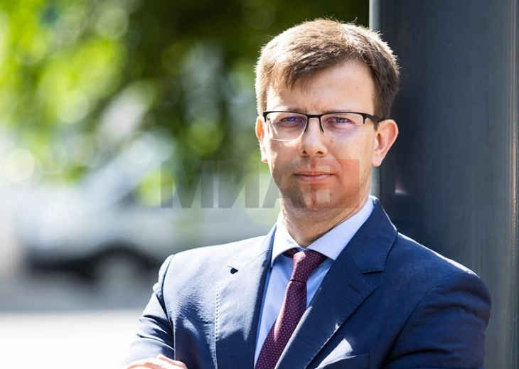 Ministri hungarez për Çështjet Evropiane Janosh Boka në Shkup