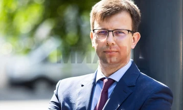 Ministri hungarez për Çështjet Evropiane Janosh Boka në Shkup