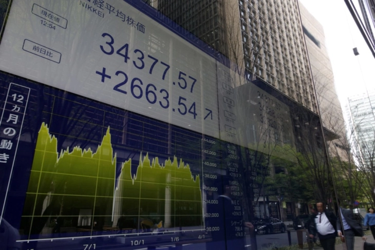 Asian stock markets rise after Trump suspends new tariffs