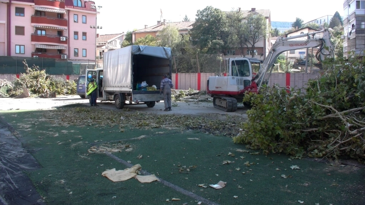 Продолжува изградбата на штипскиот спортско-рекреативен центар „Џексон“