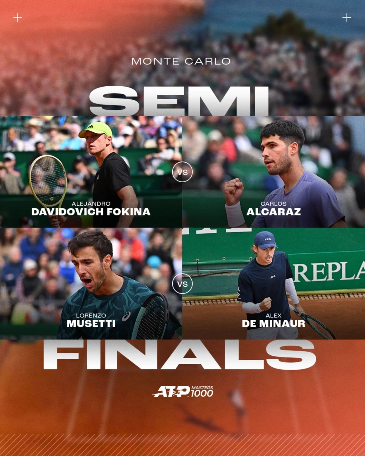 Мусети последен полуфиналист во Монте Карло