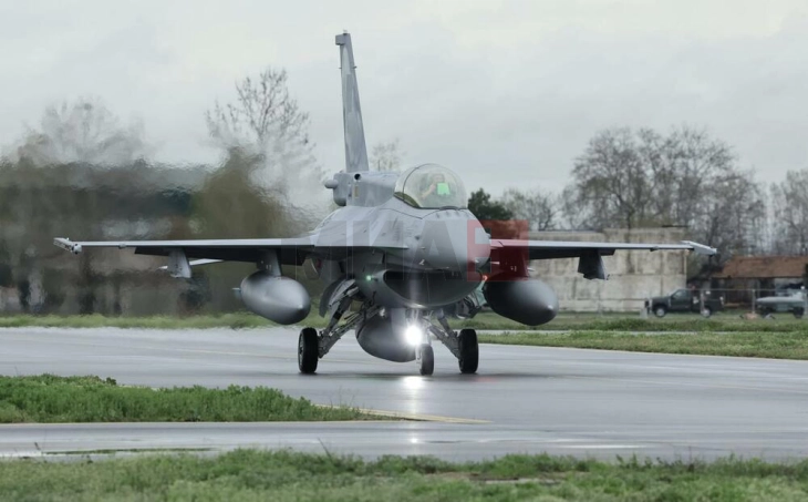 Првиот бугарски авион F-16 Block 70 ќе биде пречекан со свечена церемонија во авиобазата во Граф Игнатиево