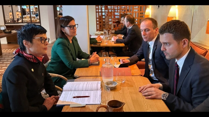 FM Mucunski meets EU Enlargement Commissioner Marta Kos