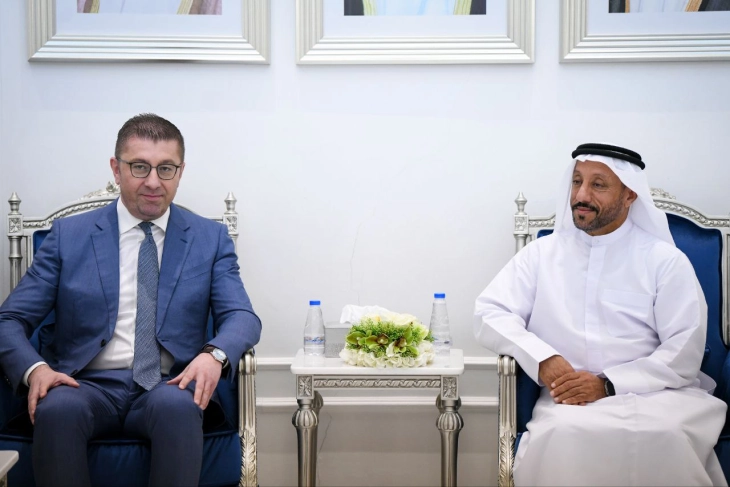 Mickoski's meeting with Sharjah Chamber of Commerce officials focused on cooperation and investments