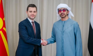 Tsakim i Mucunskit me shefin e diplomacisë së EBA-së, sheikun Abdullah bin Zajed Al Nahjan