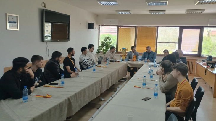 Одбојкарите на Штип УГД на прием кај штипскиот градоначалник