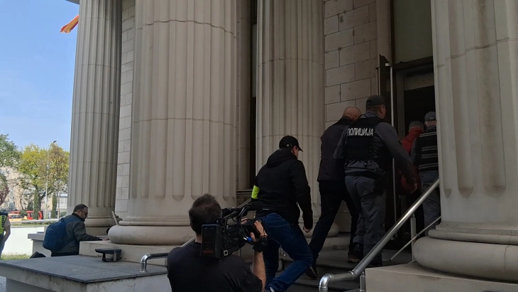 Six police officers brought before pre-trial judge over Kochani fire