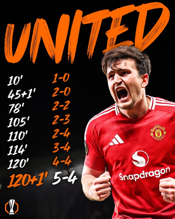 United into Europa League semis after dramatic win, Frankfurt out