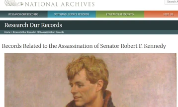 Qeveria amerikane publikoi rreth 10.000 dokumente për atentatin e senatorit Robert Kenedi