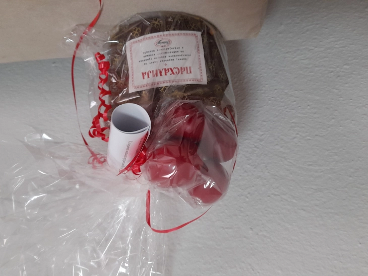 Благослов од владиката Партениј за правословните семејства во дебарско