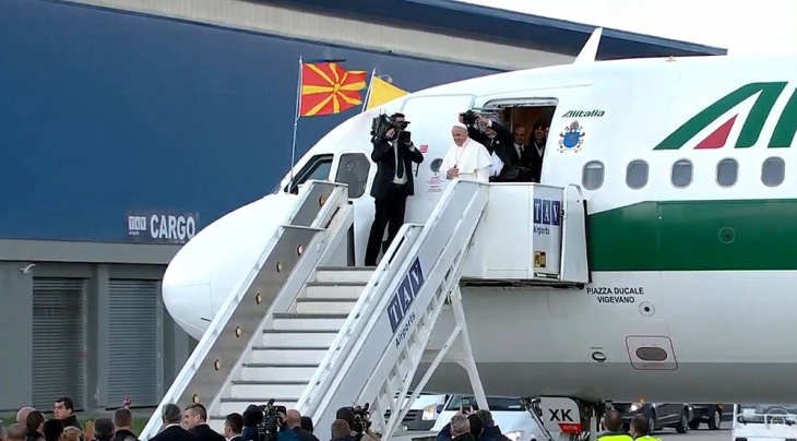 Late Pope paid a visit to North Macedonia in 2019