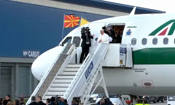 Papa Françesku në vitin 2019 e vizitoi Maqedoninë e Veriut