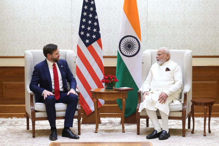 Потпретседателот на САД, Џеј-Ди Венс во посета на Индија