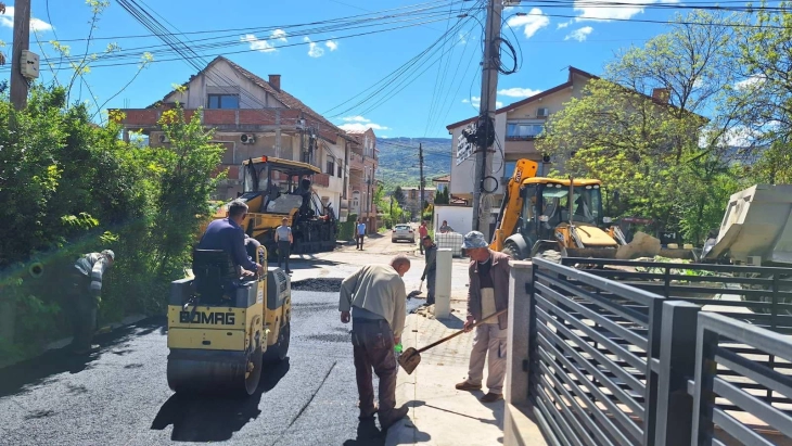 Реконструкција на две улици во Општина Ѓорче Петров