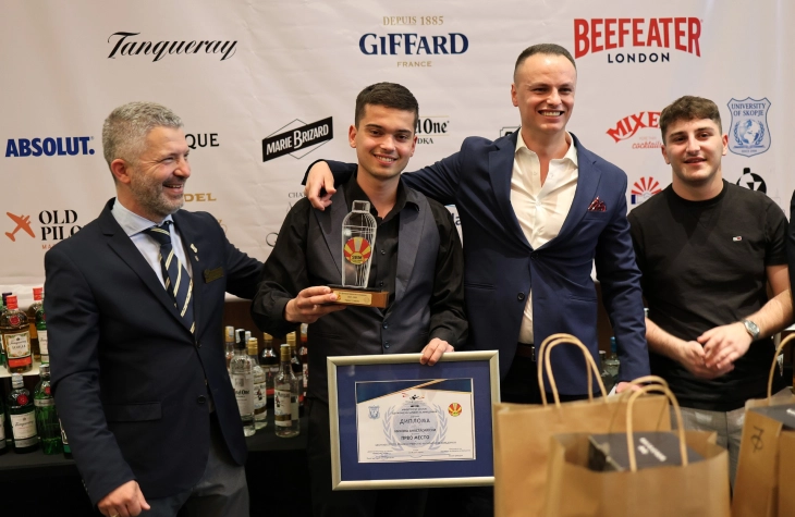 Никола Анастасијески освои прво место на 16-то Државно првенство на бармени