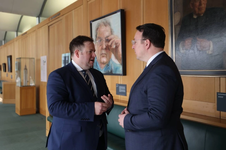 Deputy PM Nikoloski meets UK Minister Doughty, reaffirm economic and political cooperation