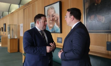 Deputy PM Nikoloski meets UK Minister Doughty, reaffirm economic and political cooperation