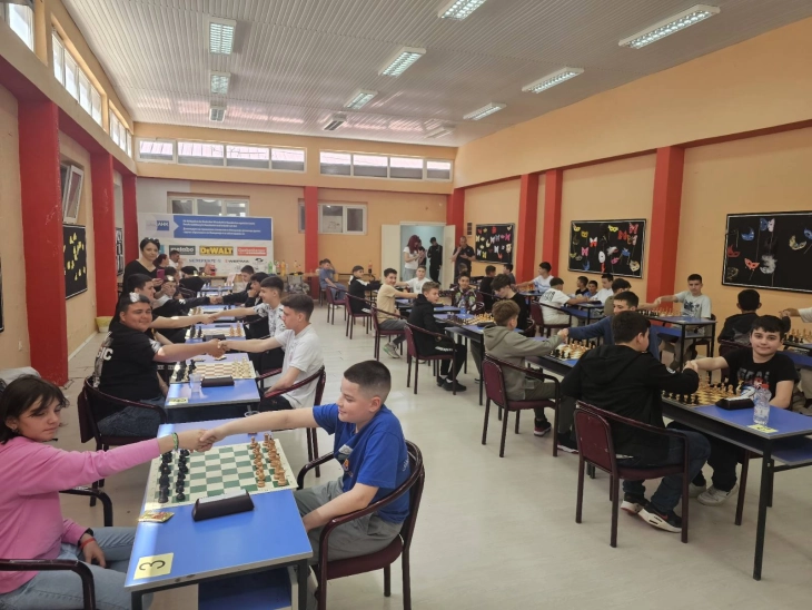 Одржан шаховски турнир за основците од Велес и велешко