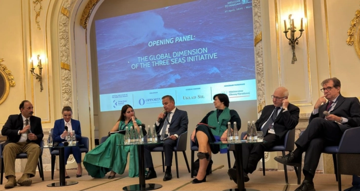 Заменик-министерот Димитровски на конференција на иницијативата „Три мориња