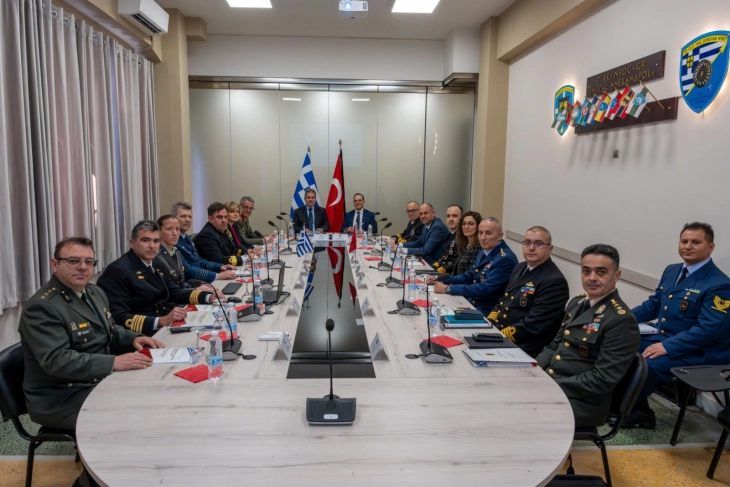 Средба на делегациите на Грција и Турција во рамките на мерки за градење доверба