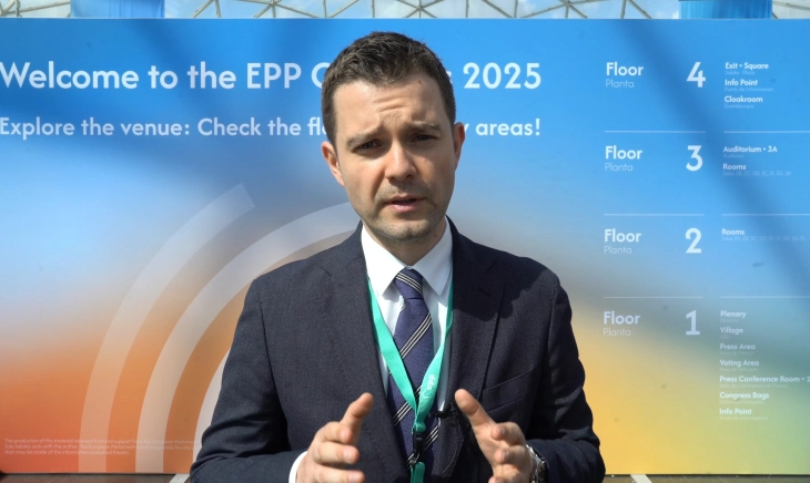 Mucunski: Mickoski led VMRO-DPMNE delegation at EPP Congress working on affirmation of national positions in context of EU integration