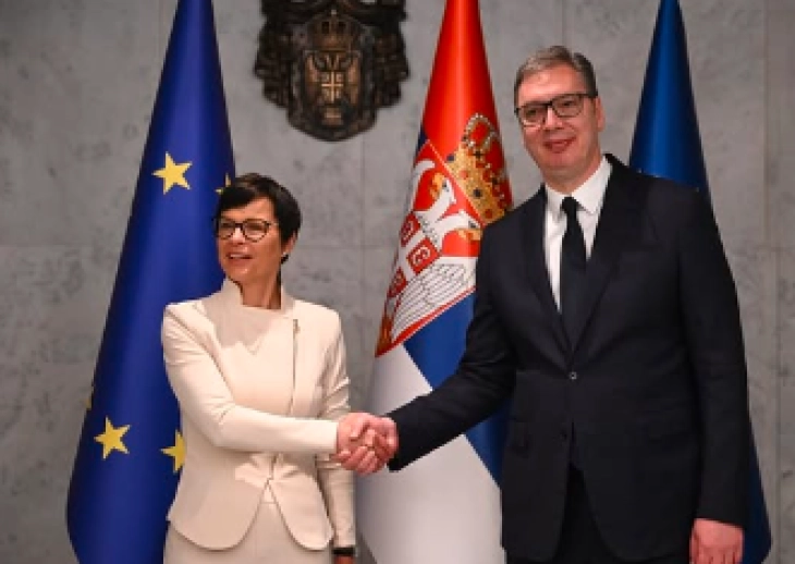 Вучиќ по средбата со Марта Кос: Ја нагласив нашата целосна подготвеност за забрзување на реформите