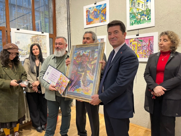 Успешна ликовна изложба на „Мал битолски Монмартр“ во Трабзон