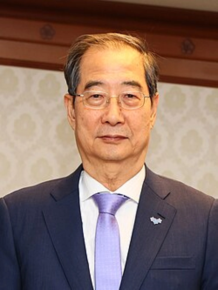 Вршителот на должноста претседател на Јужна Кореја, Хан Дук-су, поднесе оставка 