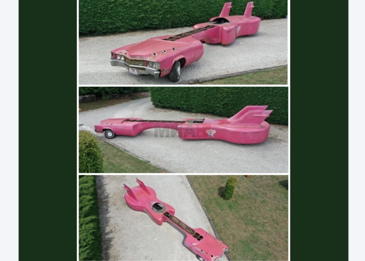 „Кадилакот“ на Елвис во облик на гитара, оди на продажба