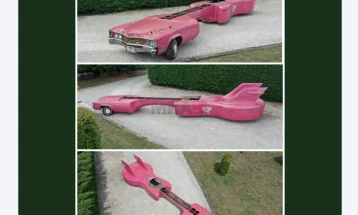 „Кадилакот“ на Елвис во облик на гитара, оди на продажба