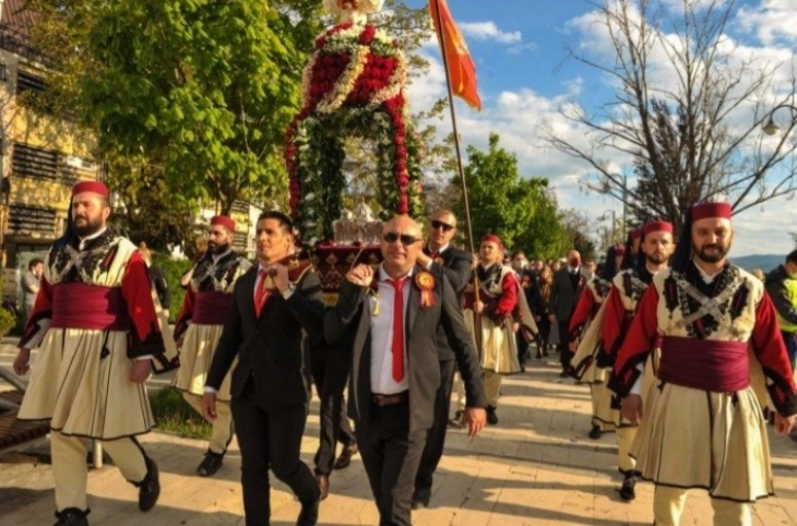 Одбележување на патронот на манастирот „Свети Георгиј Победоносец“ во дебарското село Рајчица