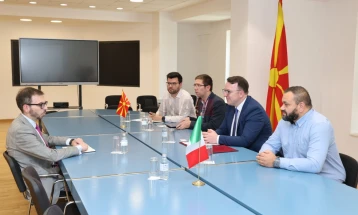 Nikolloski - Palminteri: Të avancohet bashkëpunimi ekonomik midis Maqedonisë dhe Italisë