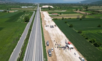 Vendoset gurthemeli për ndërtimin e autostradës Tetovë-Gostivar