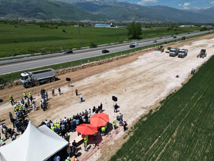 Cornerstone laying ceremony held for Tetovo-Gostivar motorway
