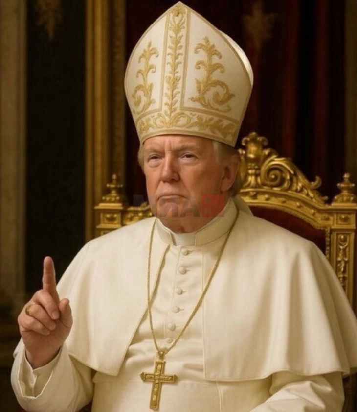 Trampi në fotografinë në të cilën është paraqitur si Papë: Nuk u pëlqeu fejk mediave, katolikët e duan