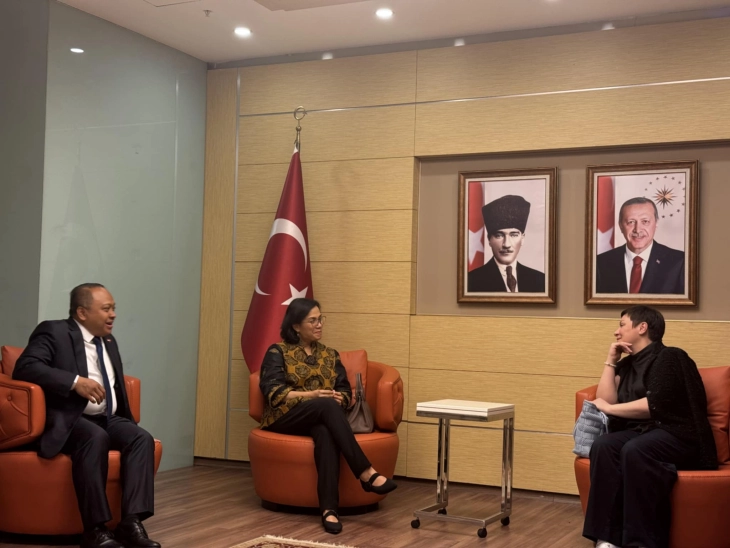 Takim i Dimitrieska-Koçoskës me ministrin turk të thesarit dhe financave Shimshek, dakordohet intensifikim i bashkëpunimit