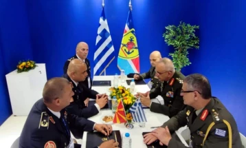 Army Chief of Staff Lafchiski meets Greek counterpart Choupis 