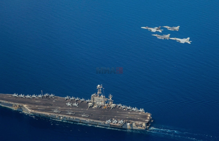 Уште еден американски борбен авион падна во море од носачот на авиони „Труман“