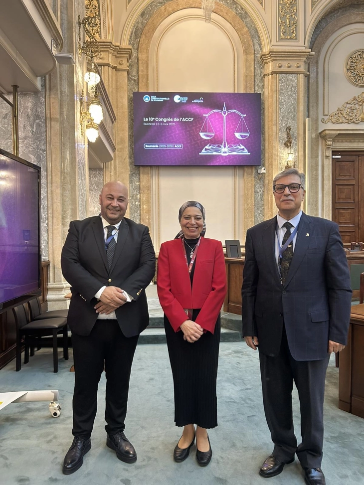 Претседателот на Уставниот суд Костадиновски на 10. Конгрес на АCCF во Букурешт