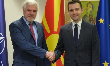 FM Mucunski meets German Foreign Office’s Western Balkans director Reiffenstuel 