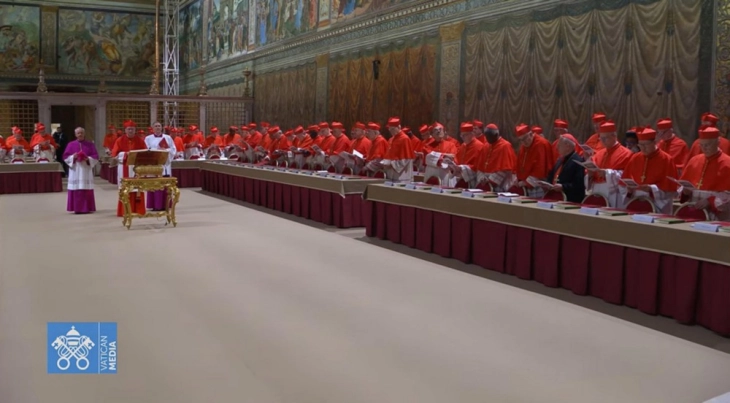 Conclave to choose next pope begins