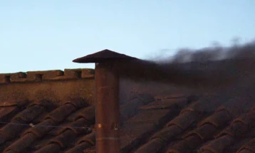 Black smoke seen at the Sistine Chapel meaning no new pope yet