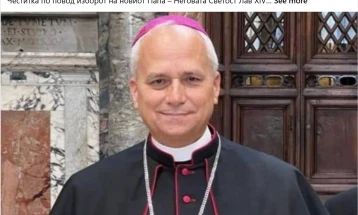 PM Mickoski congratulates new Pope Leo XIV